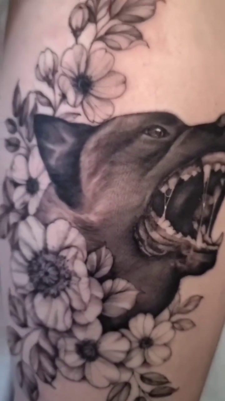 Tattoo by @jordanallredart — realism, black_and_grey