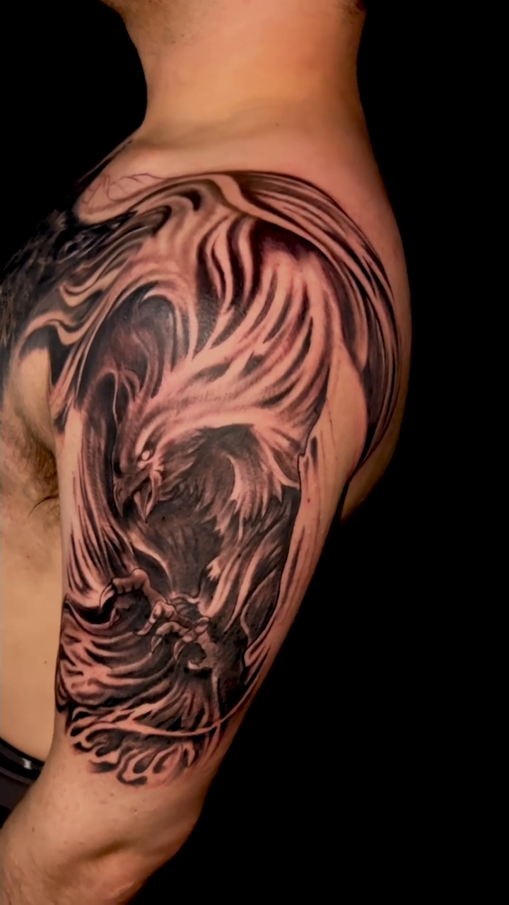 Tattoo by @_dannytats — realism, black_and_grey