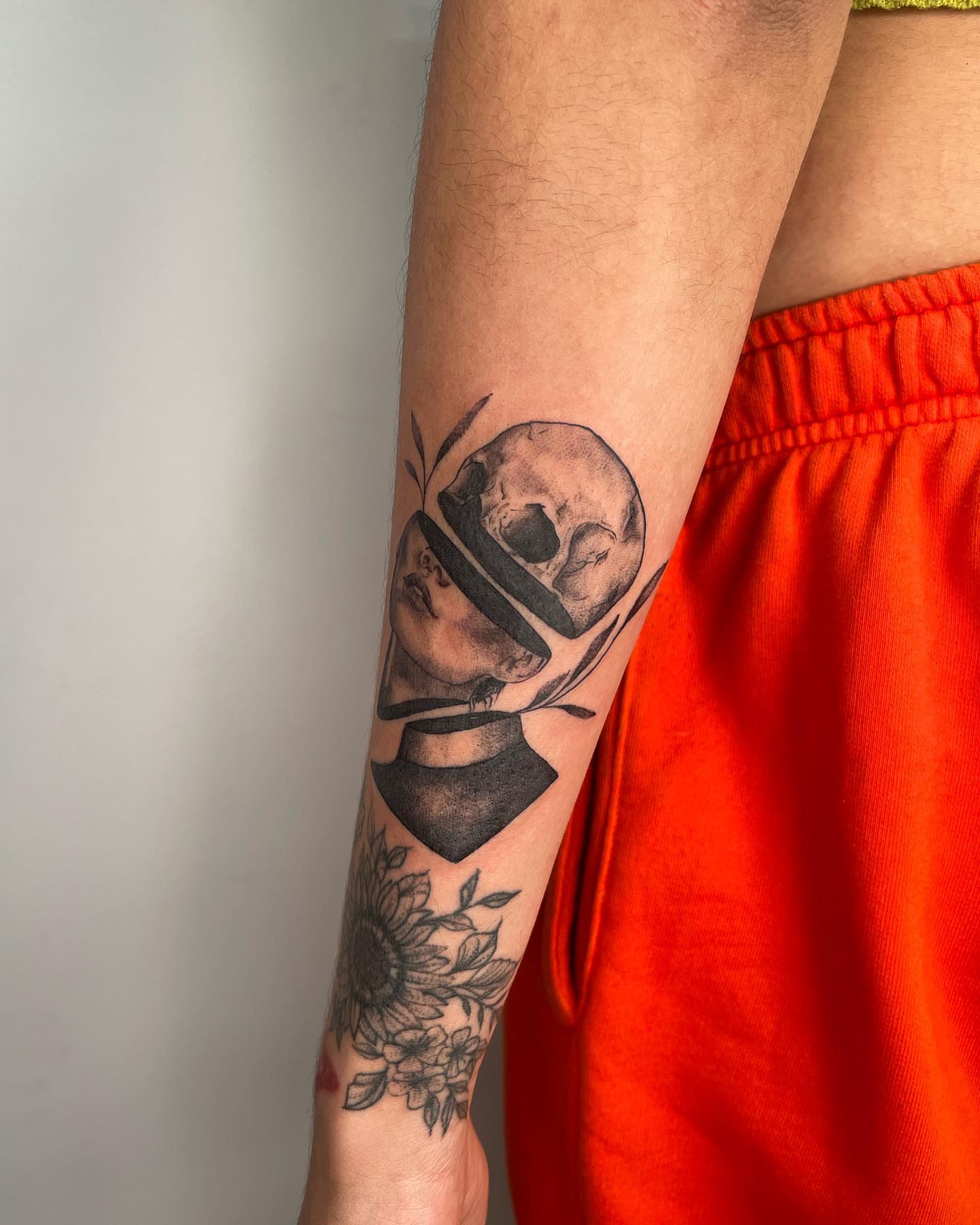 Tattoo by @sabrina_tattoos_ — black_and_grey, realism
