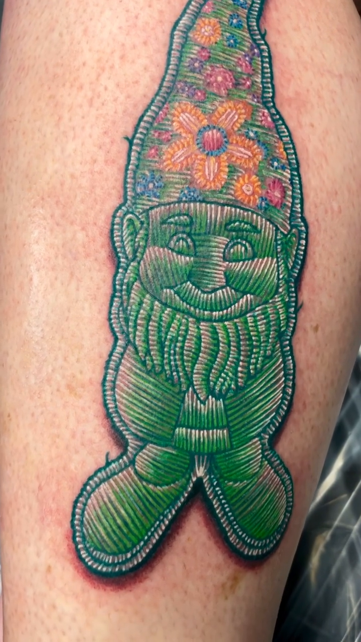 Gnome new school tattoo by ♠️KEITHKUSTOM♠️ San Antonio Tattoo Artist