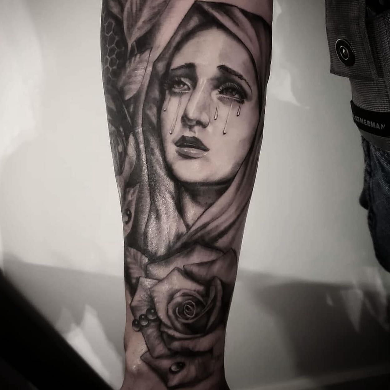 Tattoo by @dudekyletattoos — realism, dark_realism