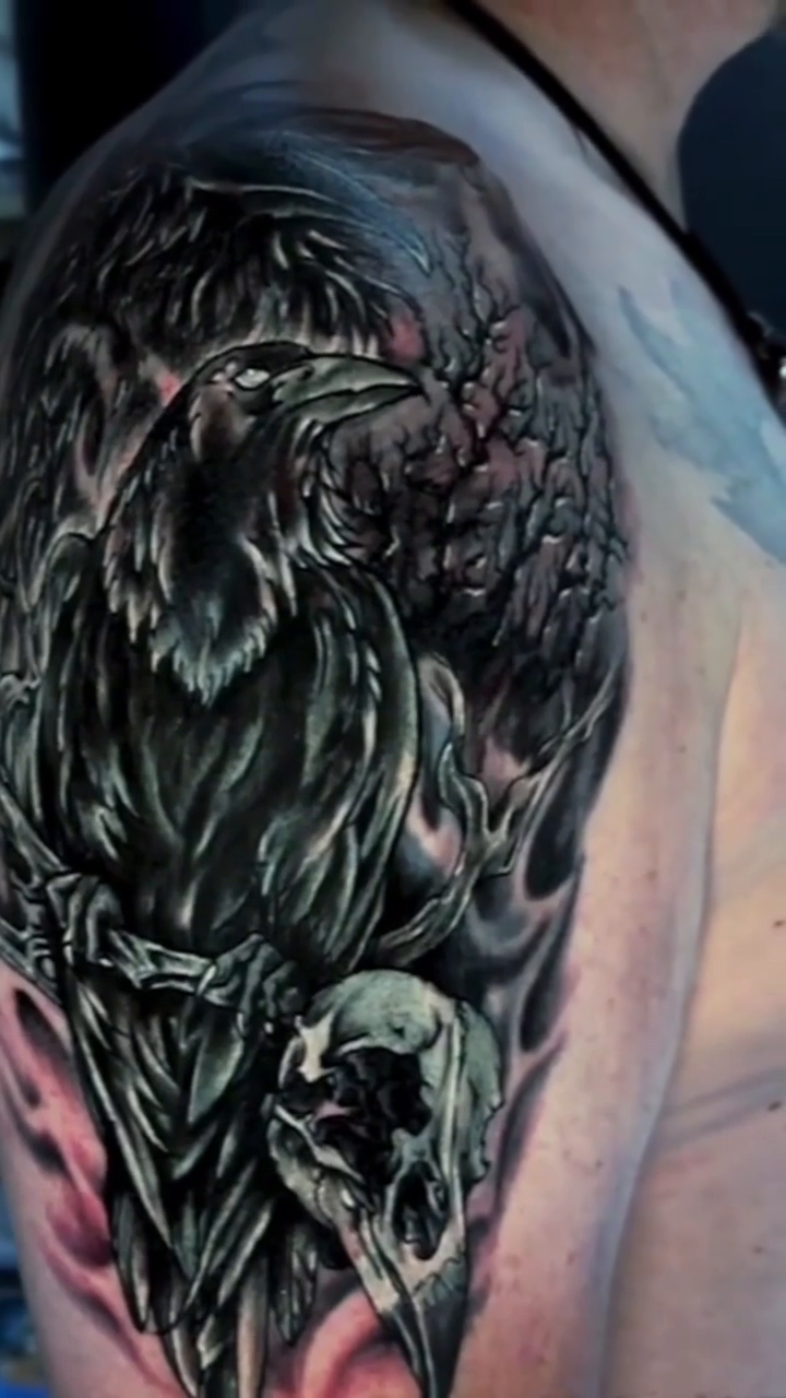Tattoo by @gustavo.bulldogtattoo — realism, black_and_grey