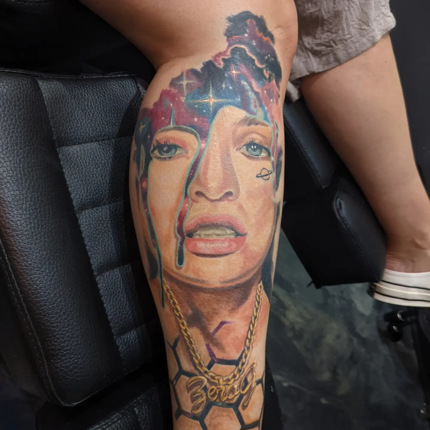 Tattoo by @solasjansentattoo — realism, dotwork