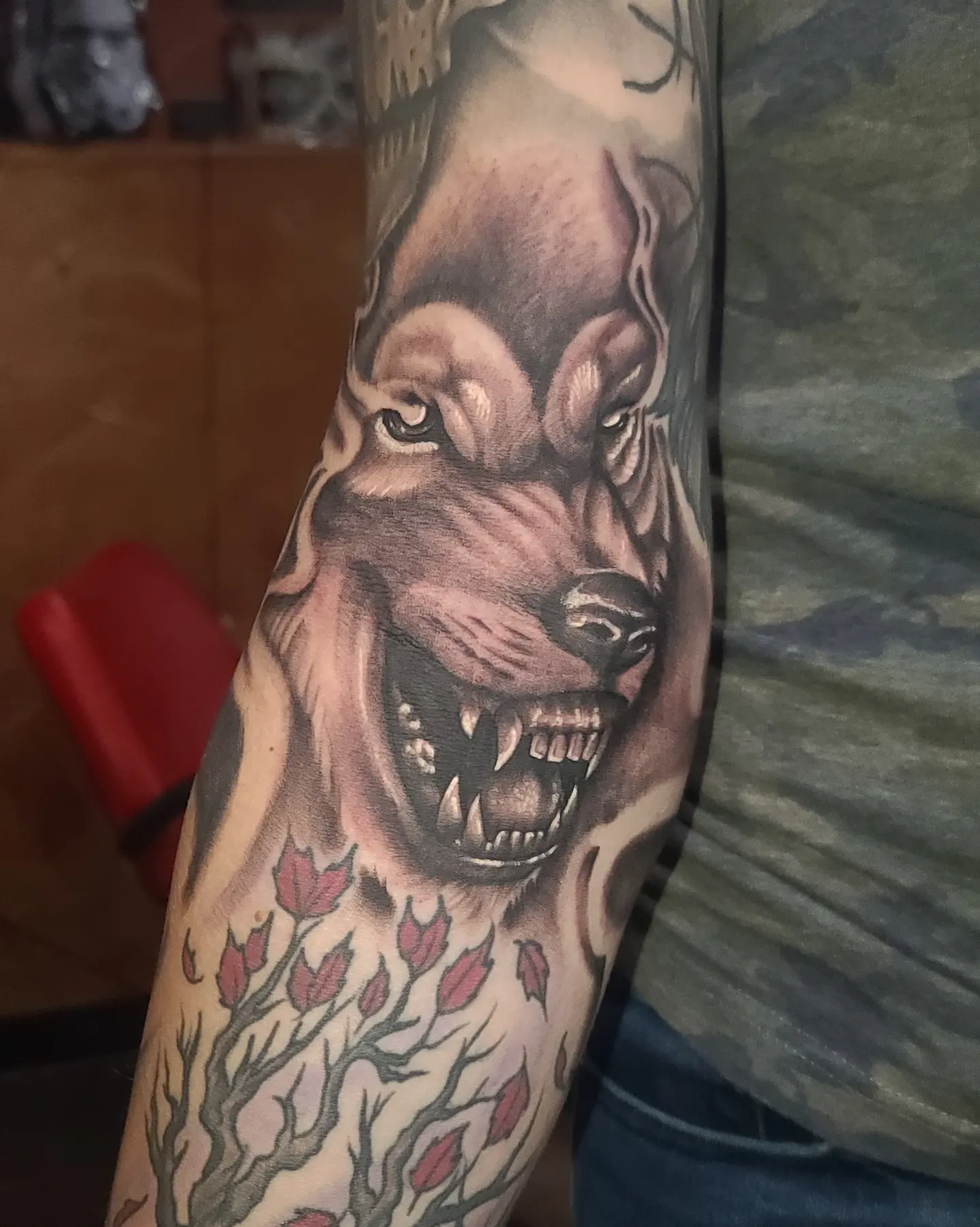 Tattoo by @fromthefiretattoo605 — realism, black_and_grey