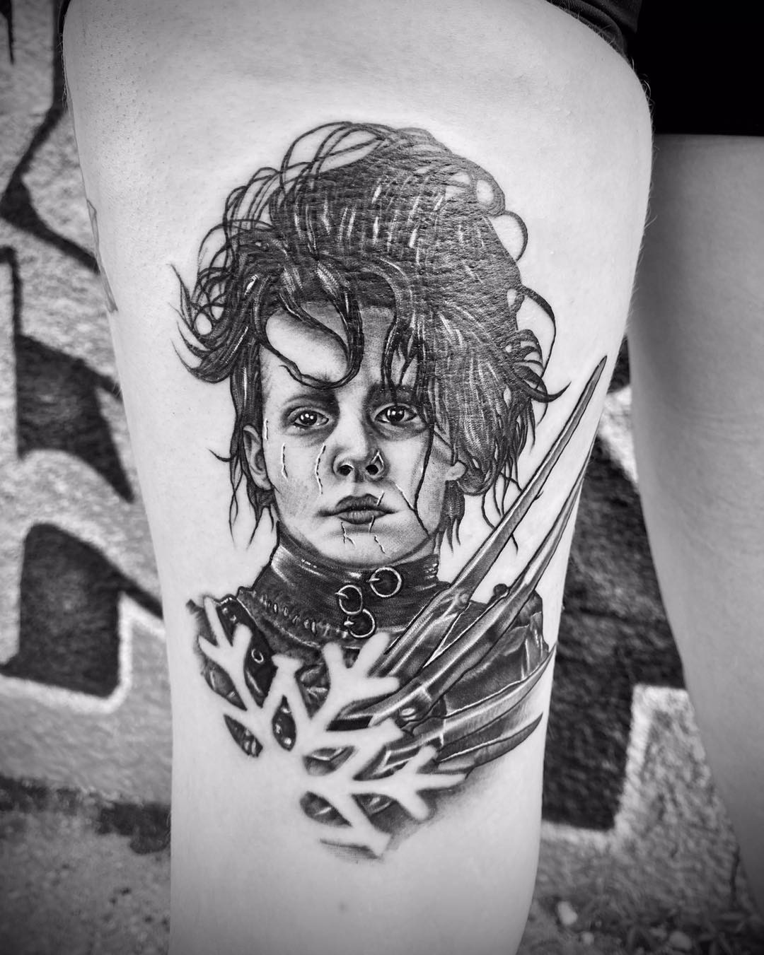 Tattoo by @shelly.elissa.tattoos — black_and_grey, realism