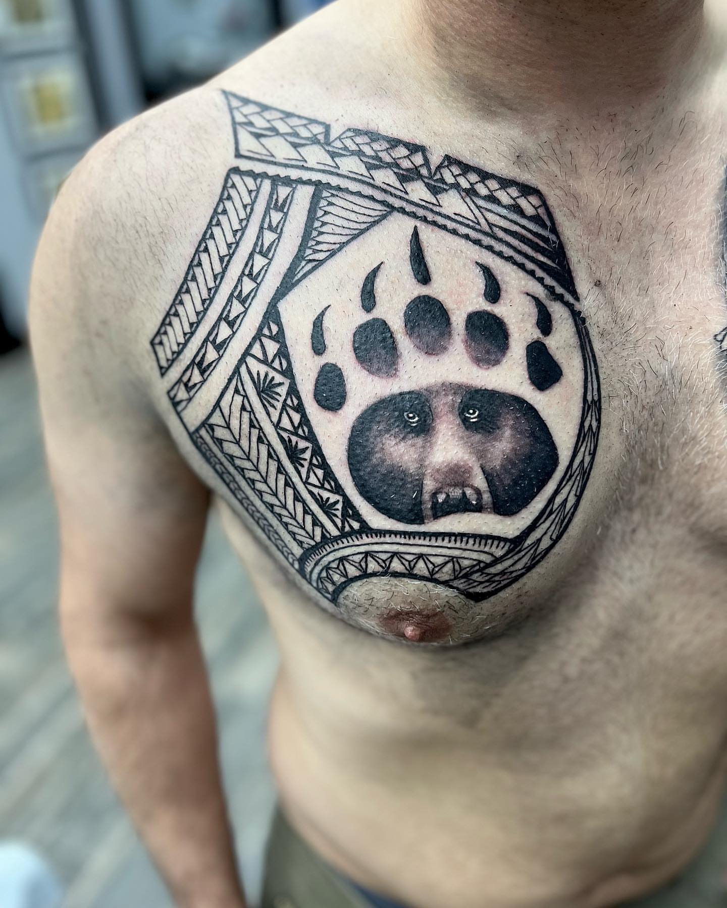 Tattoo by @kellykalani — black_and_grey, realism