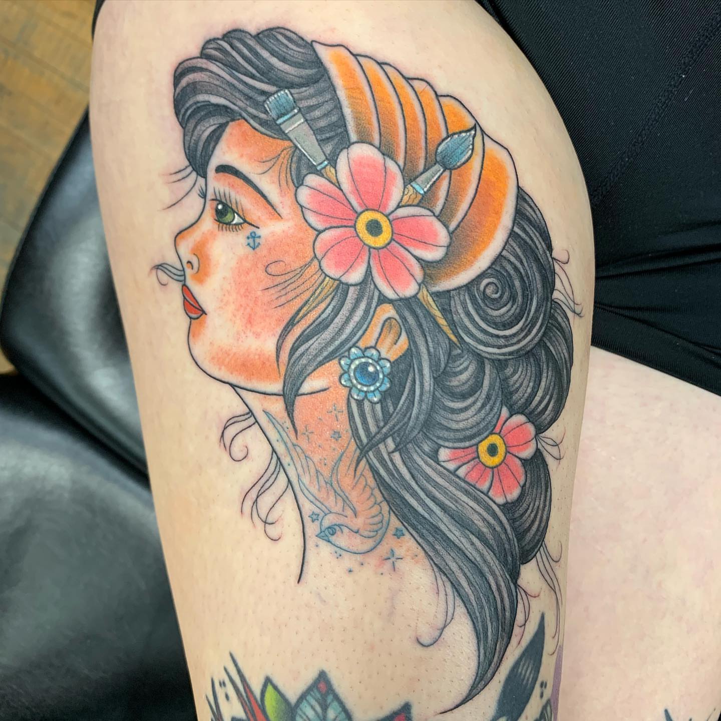 Tattoo by @oldetownescott — new_school, illustrative