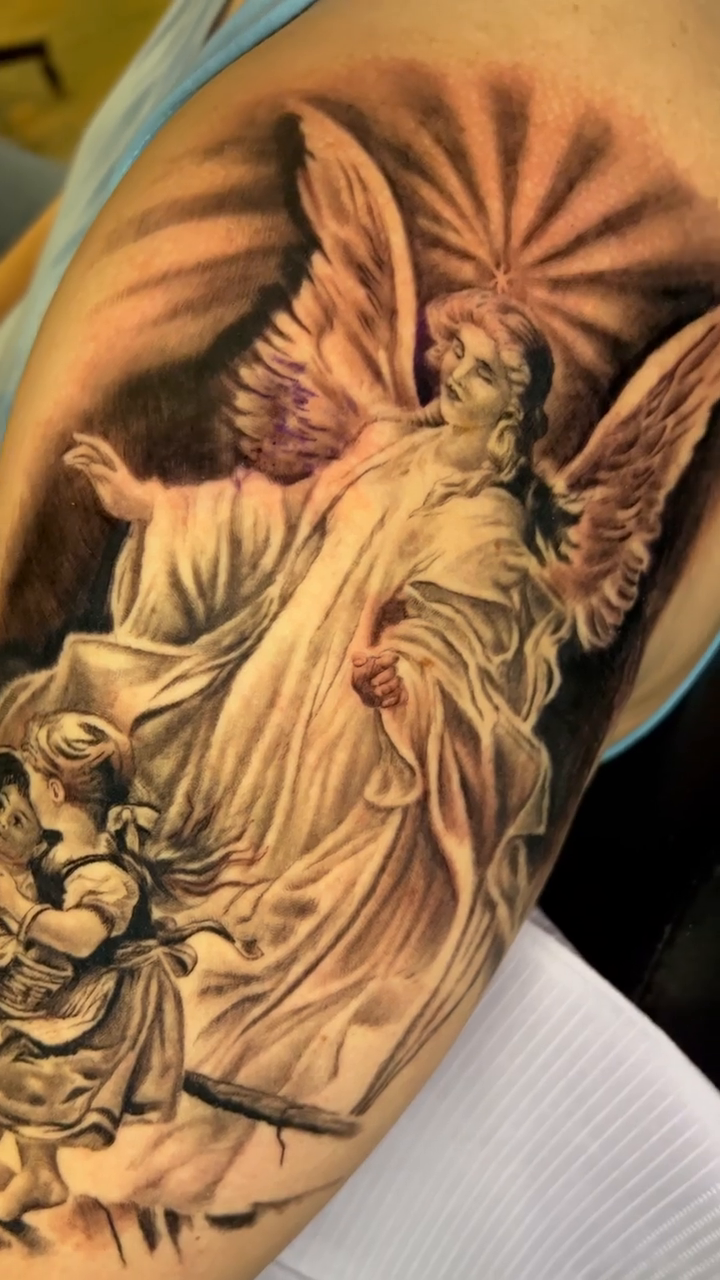 Tattoo by @timmy_vandroff — realism, black_and_grey