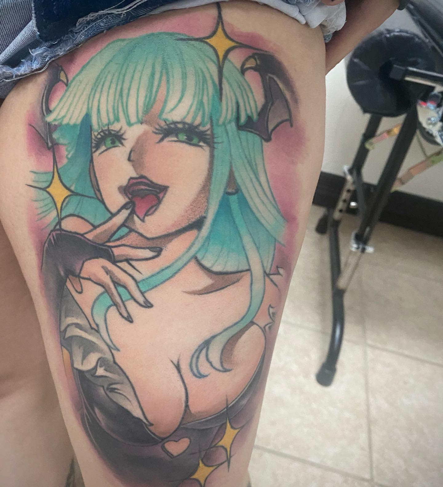 Tattoo by @tatdaddyangel — anime, realism