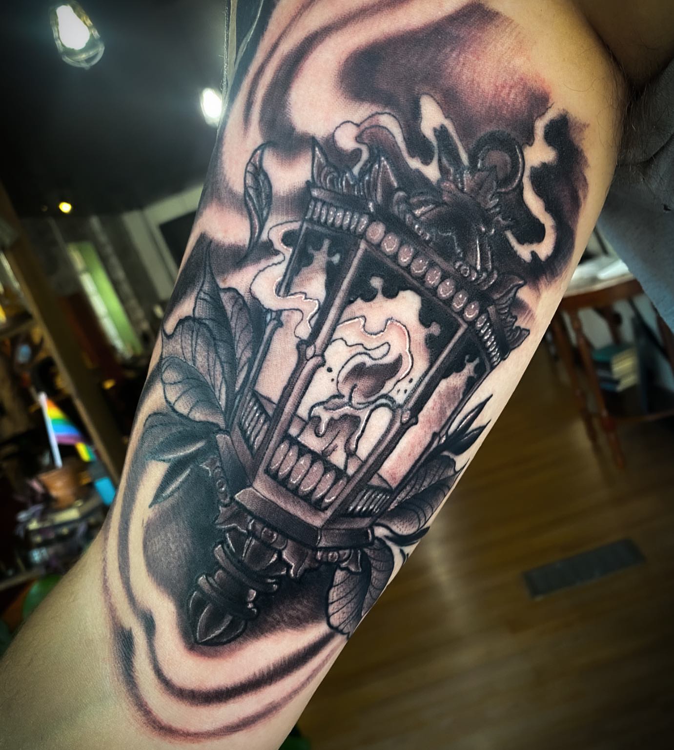 Tattoo by @lauren_tattoosart — black_and_grey, realism