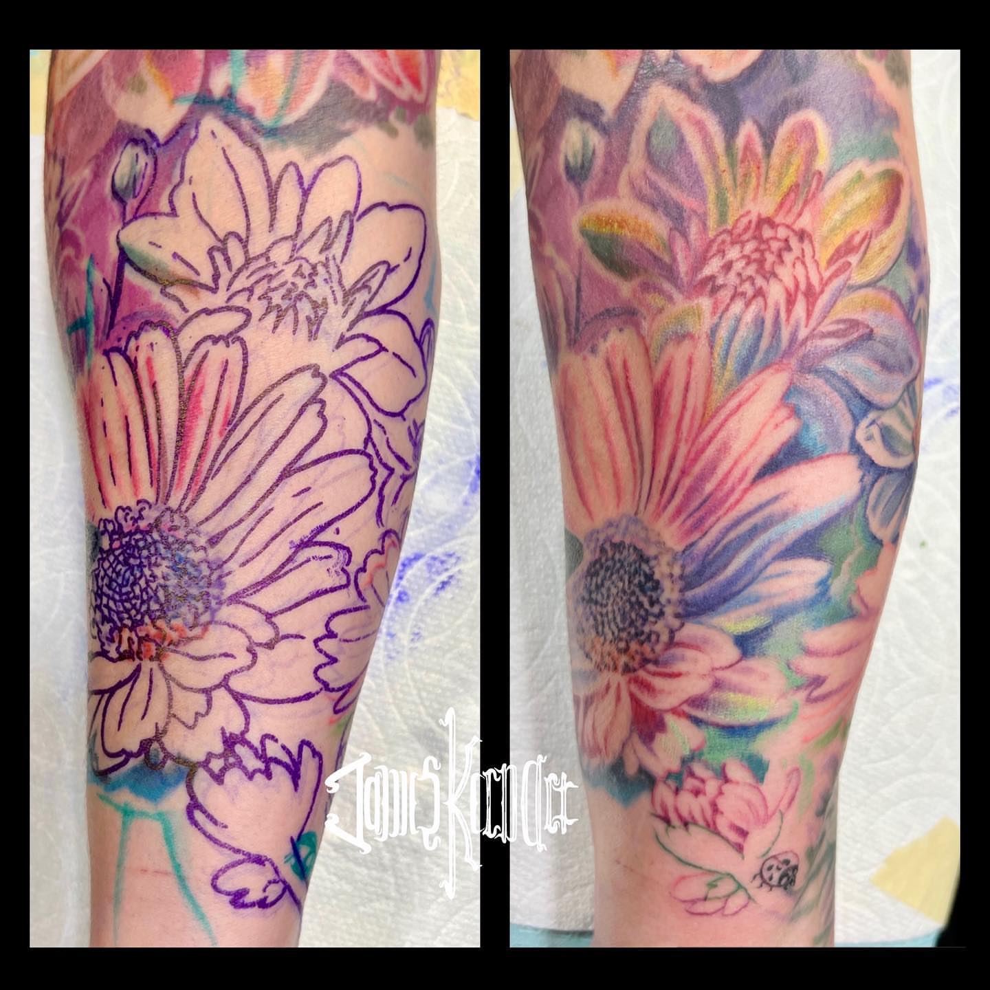Tattoo by @jameskernart — watercolor
