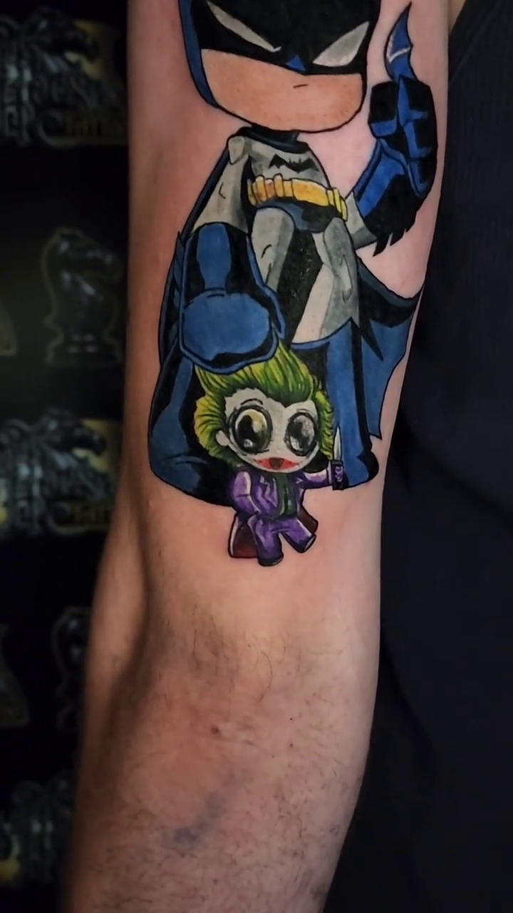 Tattoo by @antmantattoos — new_school