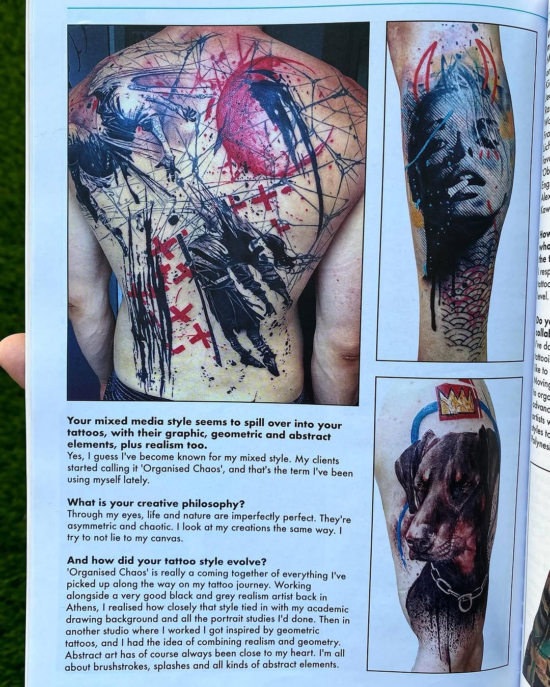 Tattoo by @supremedrone — trash_polka, realism