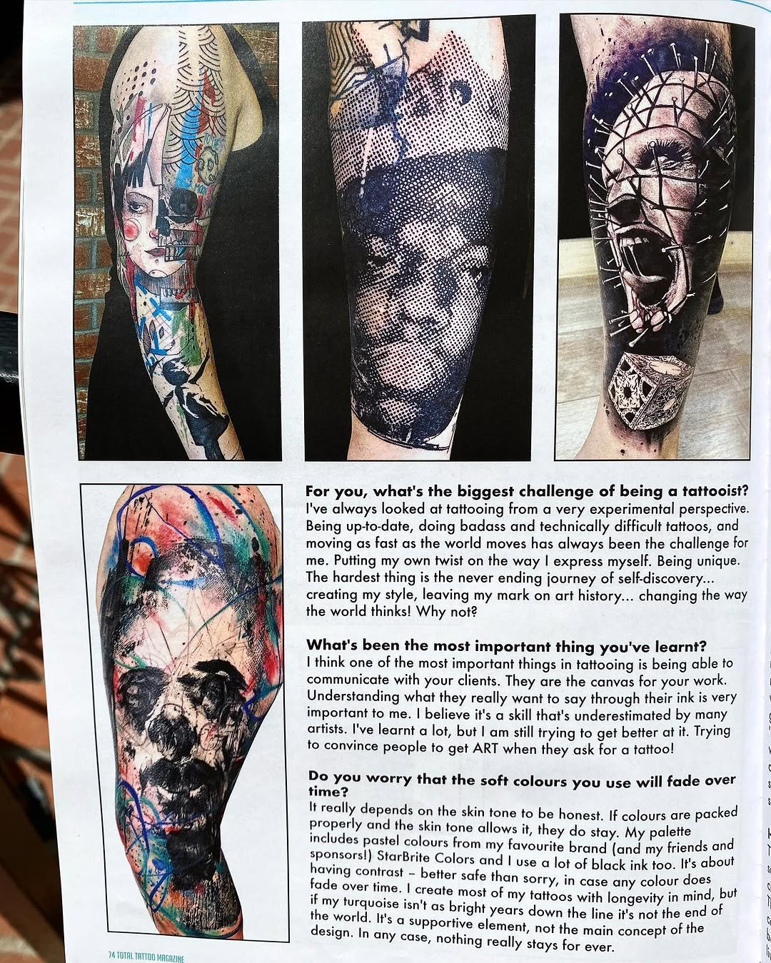 Tattoo by @supremedrone — trash_polka, realism