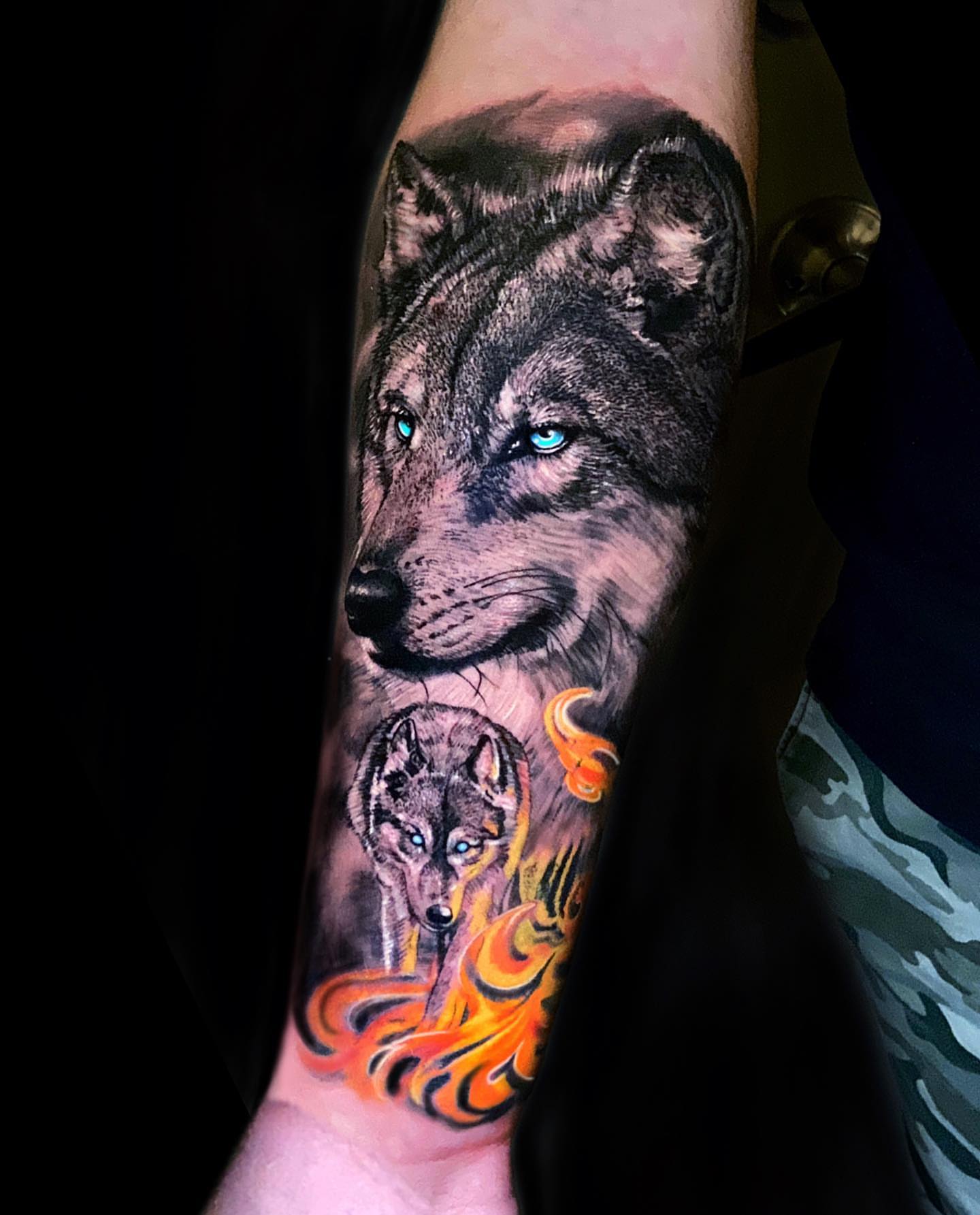 Tattoo by @henrryink — realism, dotwork