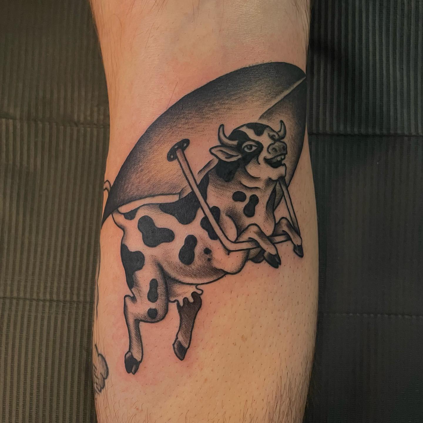 Tattoo by @baronvonphil — black_and_grey