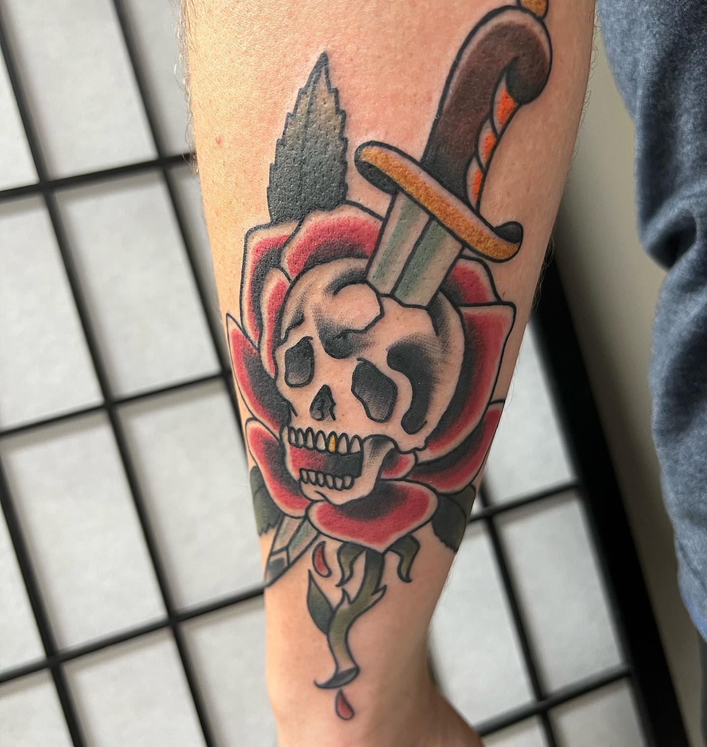 Tattoo by @zopfism — american_traditional