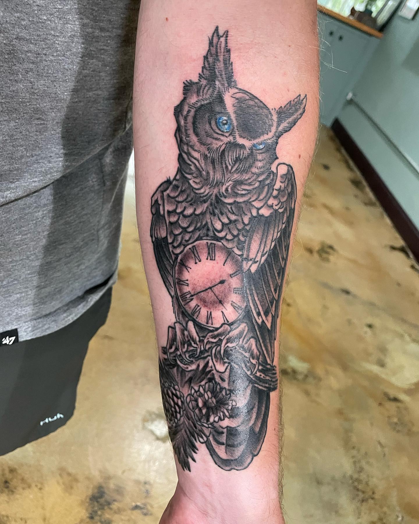 Tattoo by @davidwachndi — black_and_grey, realism