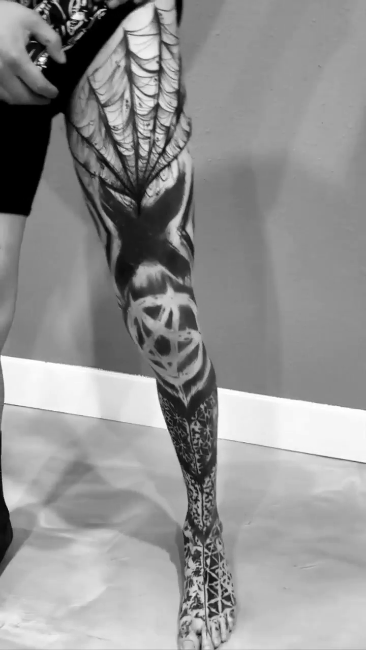 Tattoo by @wilfred_arts — geometric, blackwork