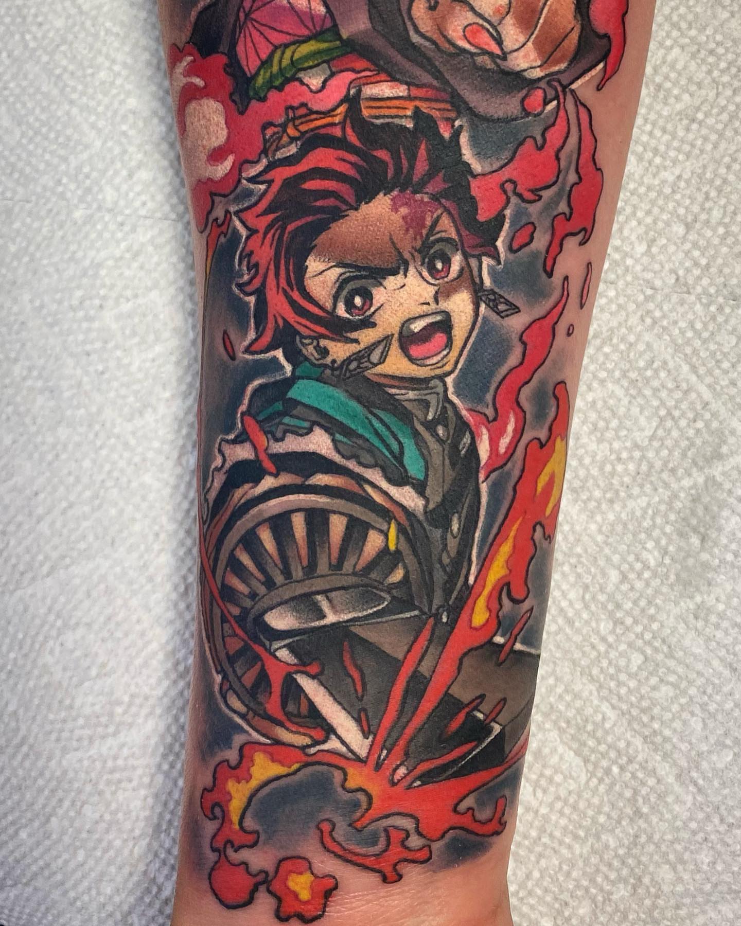 Tattoo by @sethmullintattoos — anime