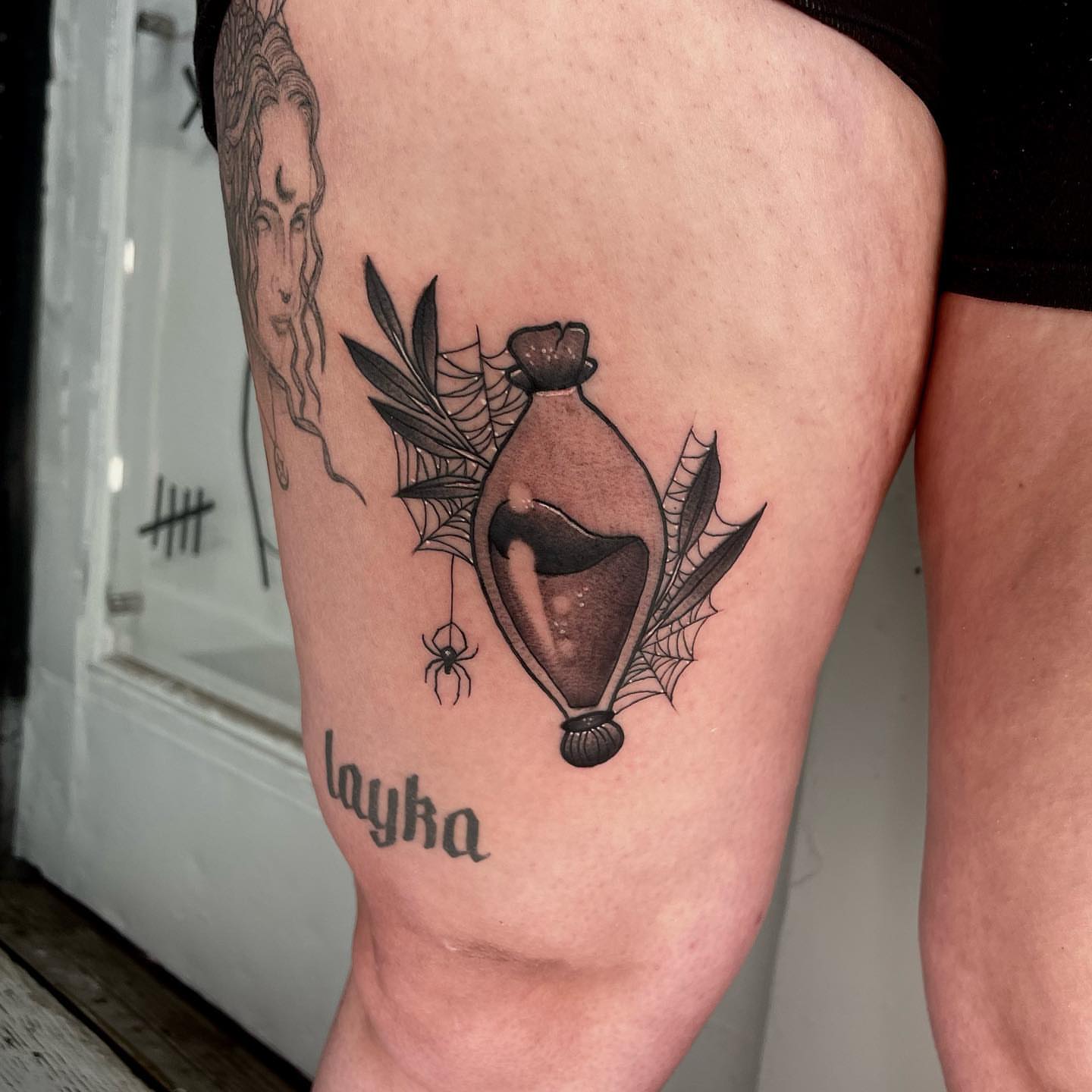 Tattoo by @jocetattoos — black_and_grey