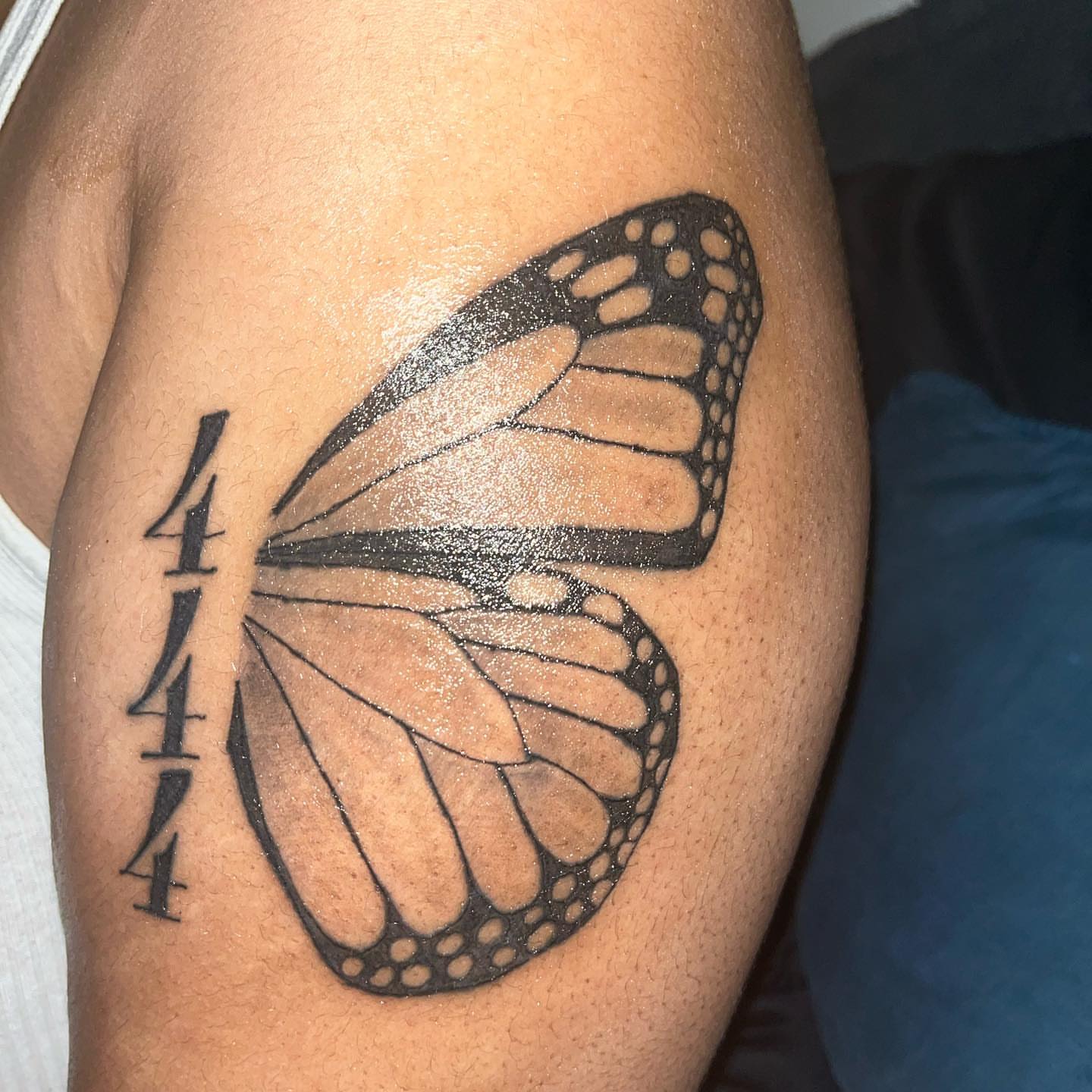 Tattoo by @piercings_byprincess — dotwork, black_and_grey