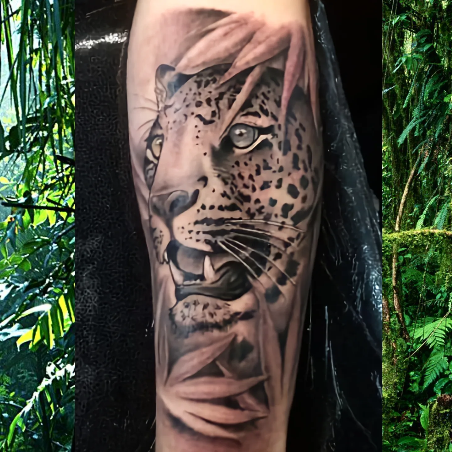 Leopard realism tattoo on the forearm by ๐๏ธ, Ashland, Virginia