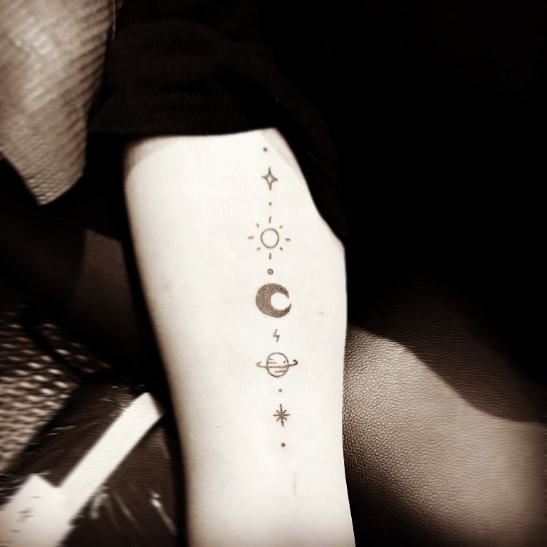 Tattoo by @2ndstreet_tattoo — dotwork, geometric