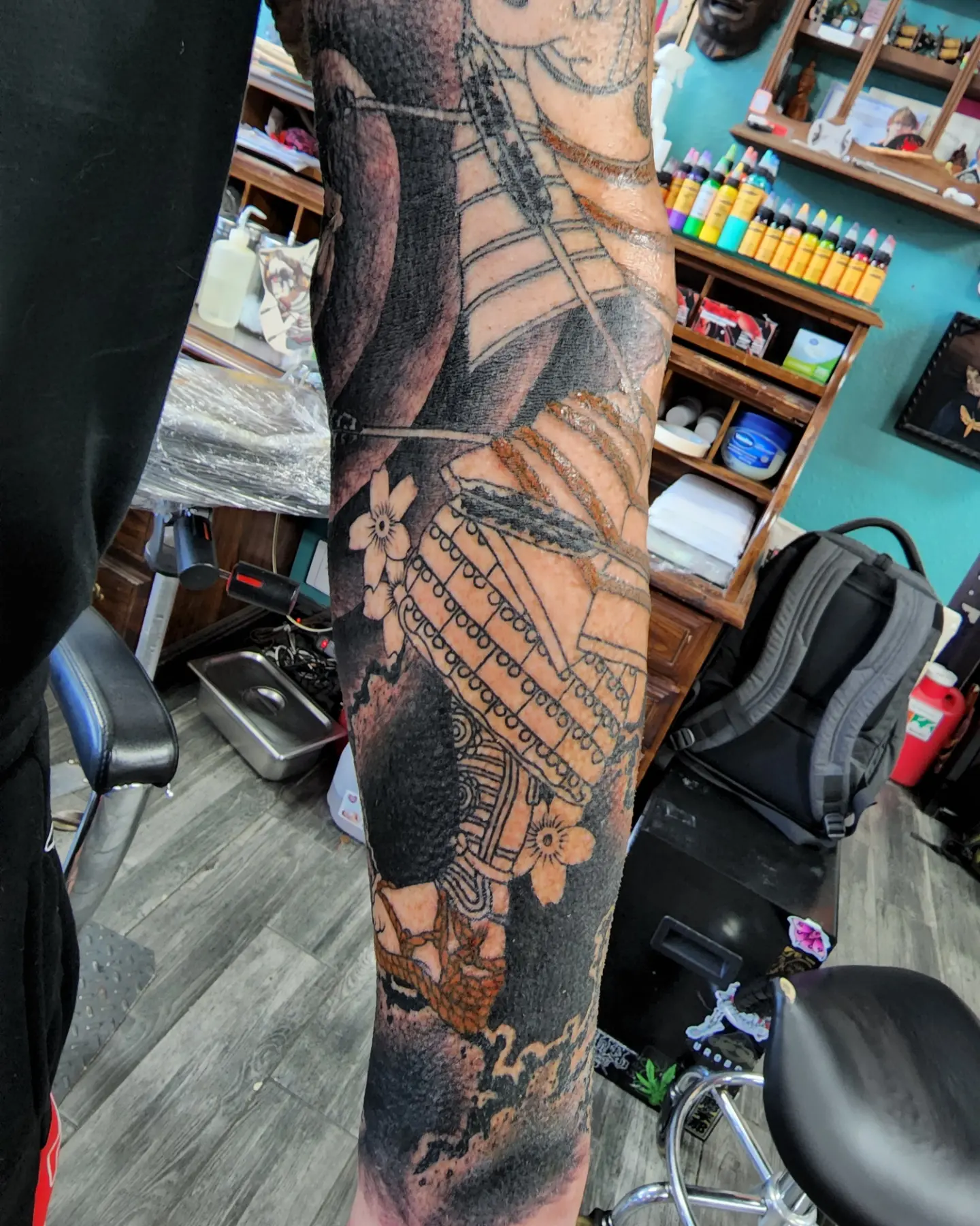 Tattoo by @milesdeoring — black_and_grey, realism
