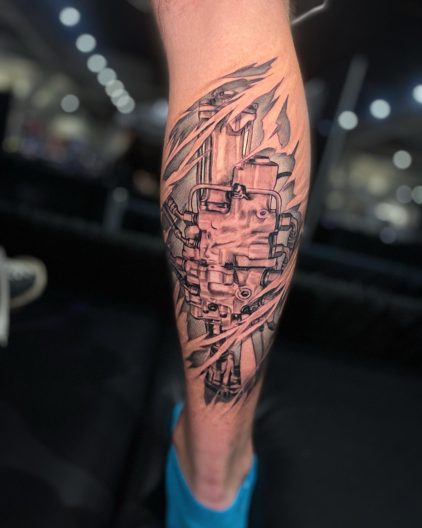 Tattoo by @cambamtattoos — black_and_grey