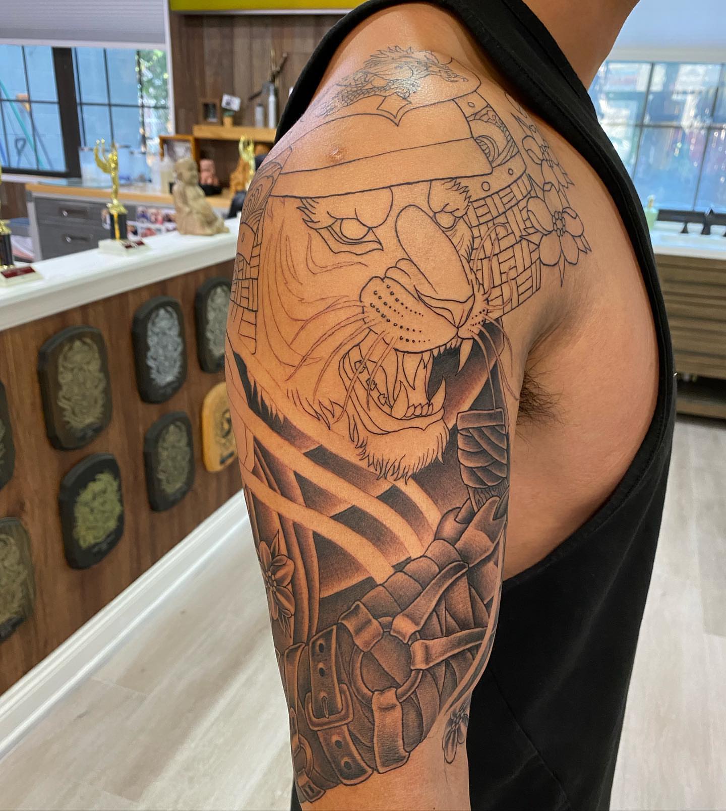 Tattoo by @tattooedbyrose — black_and_grey, realism