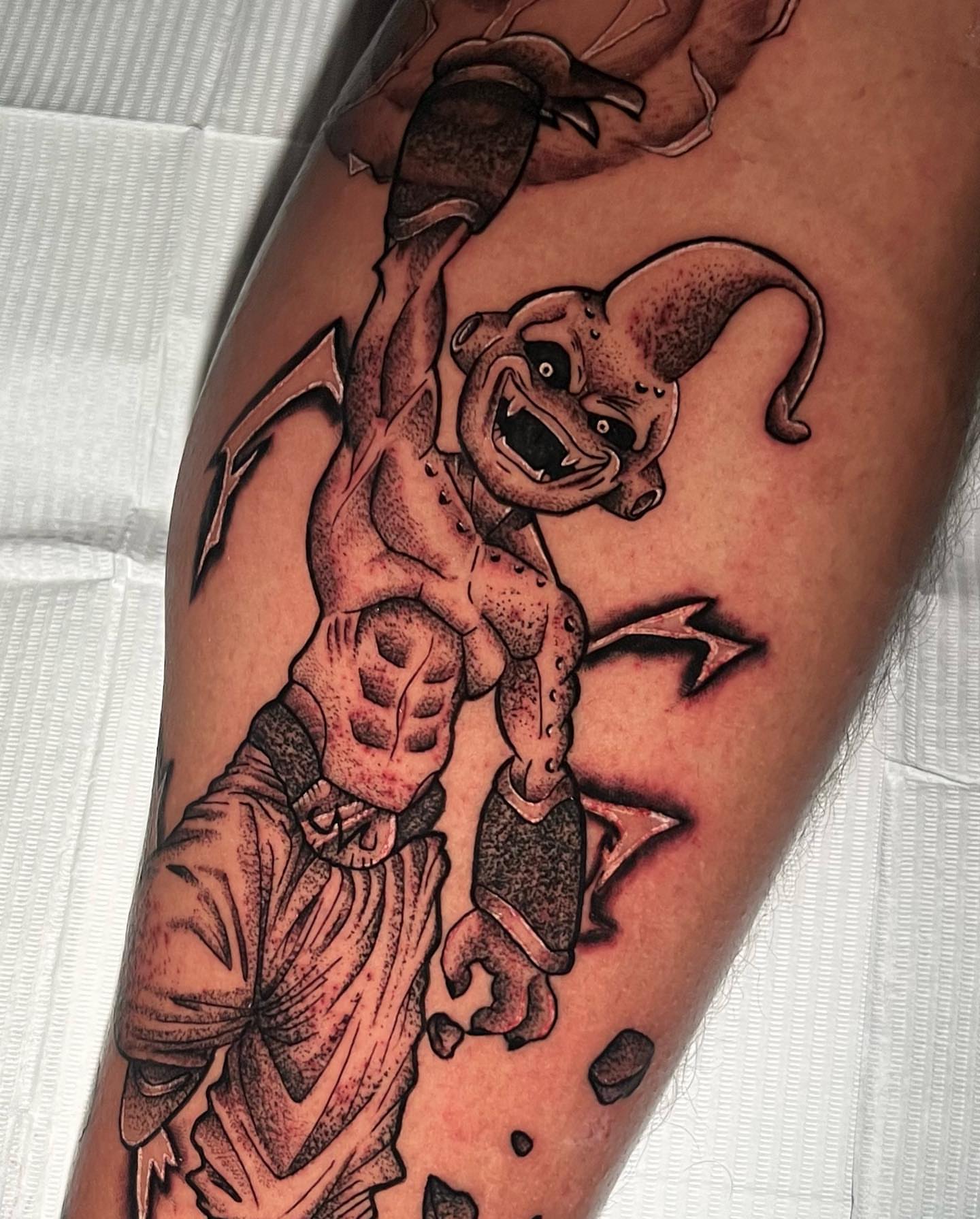 Tattoo by @inkedbypanezo — dotwork, black_and_grey
