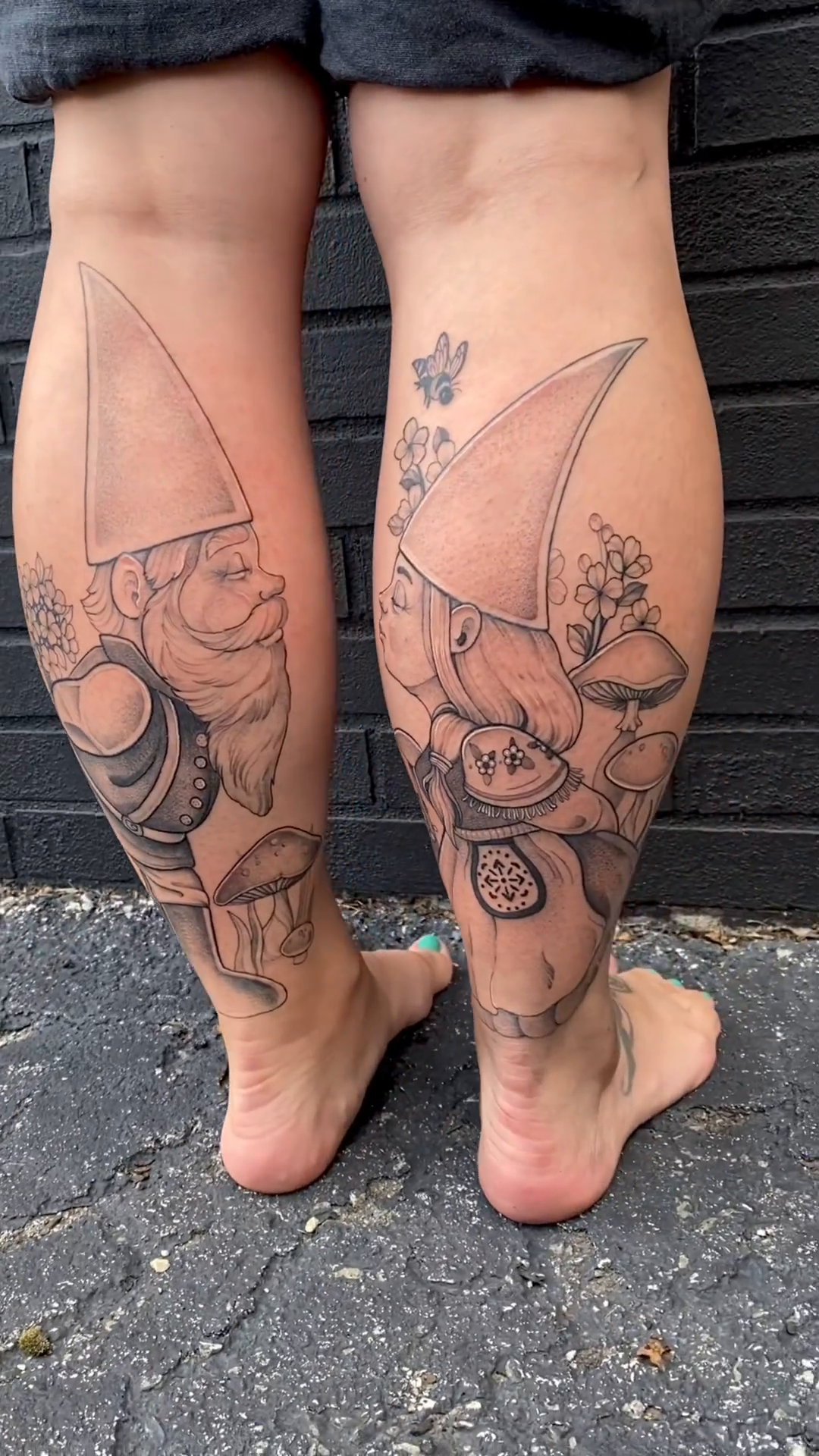 Tattoo by @seawatters โ illustrative, dotwork