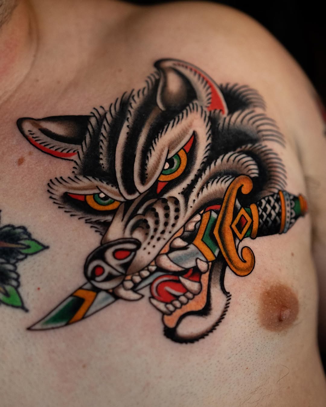 Tattoo by @dannyderrick — american_traditional, neo_traditional