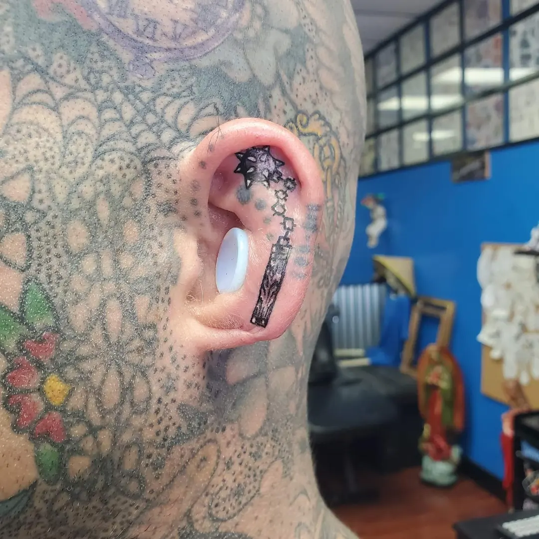 Tattoo by @thor.hughes.355 — dotwork