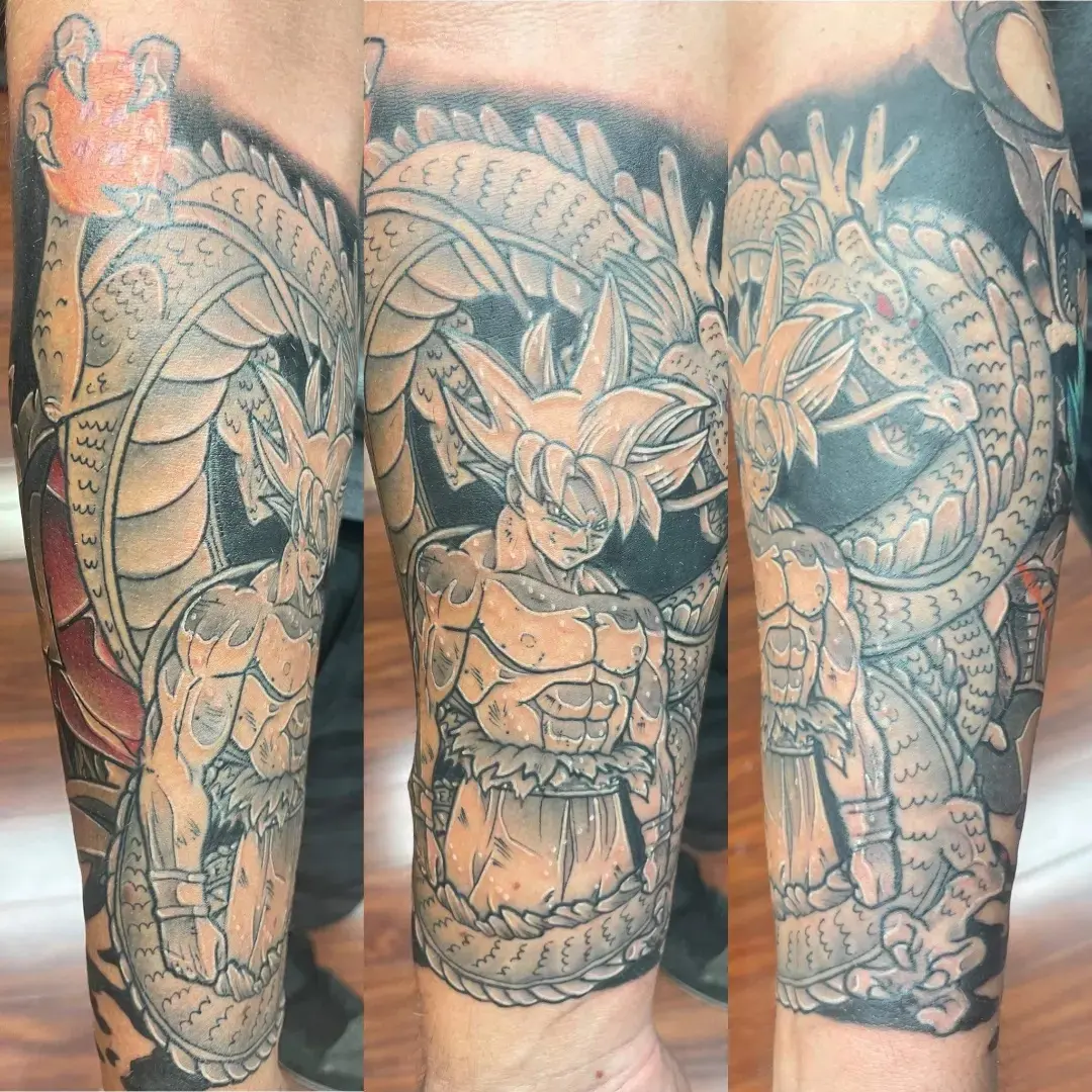Tattoo by @thor.hughes.355 — anime