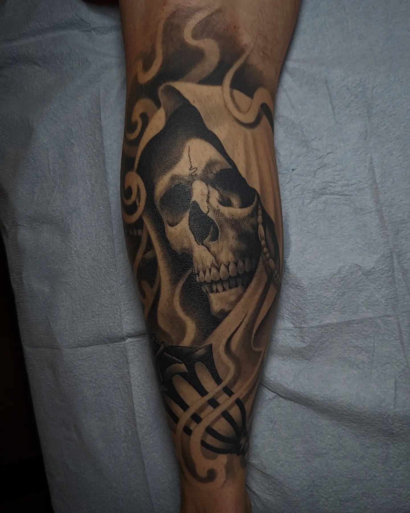 Tattoo by @tyler1andrews — black_and_grey, realism