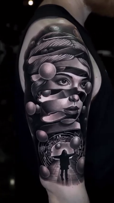 Tattoo work at Flower City Tattoo Convention 2026