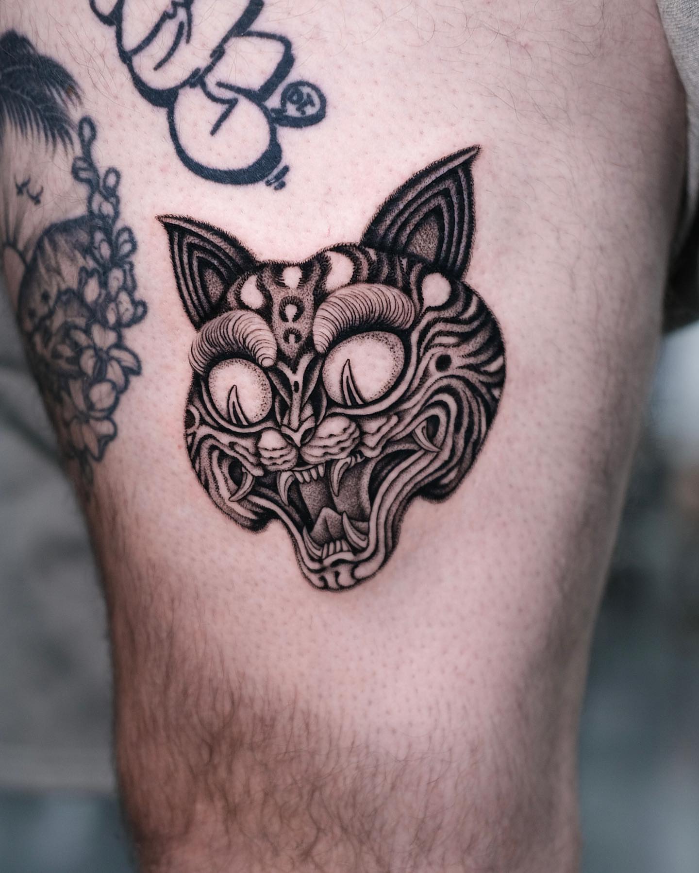 Tattoo by @monkeybob_ttt — black_and_grey