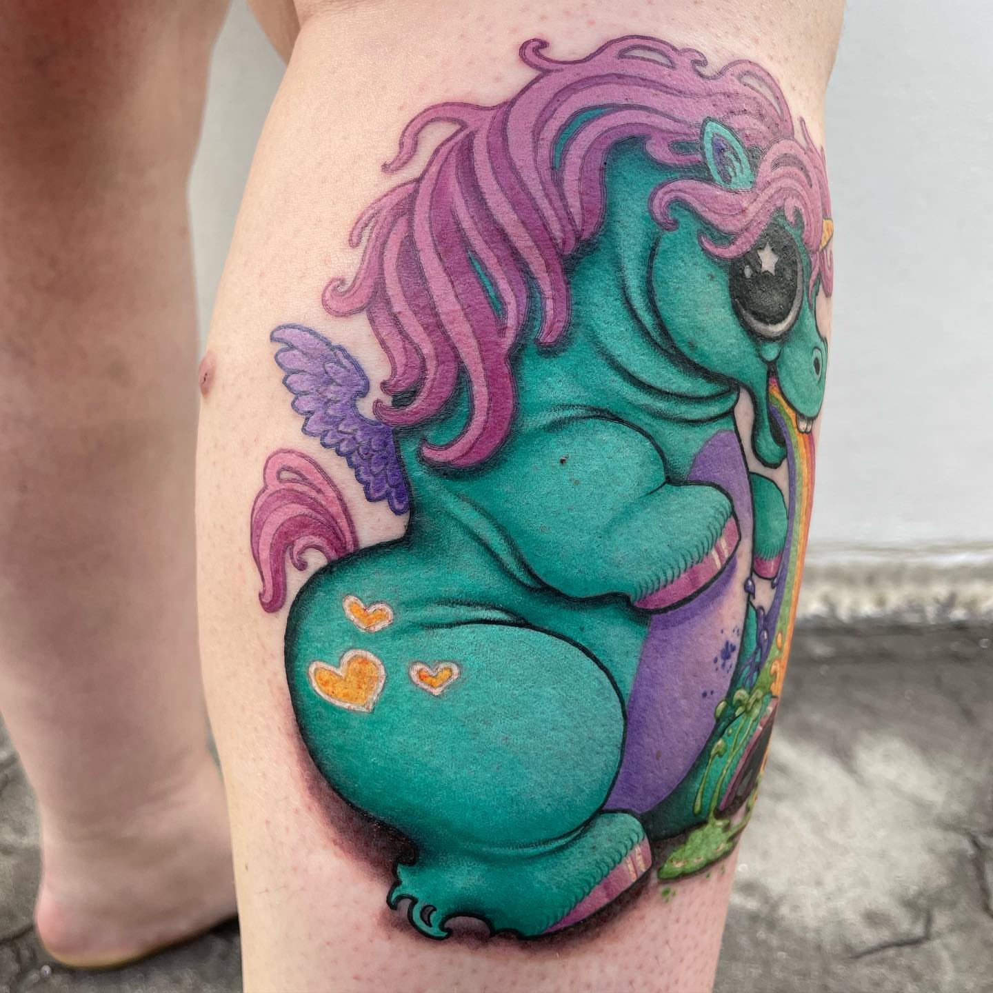 Tattoo by @erinchancetattoo — new_school