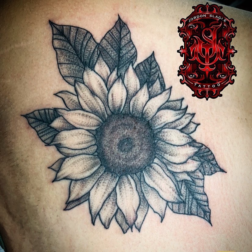 Tattoo by @jordonslagletattooer — dotwork, realism