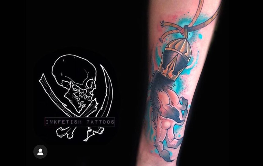 Tattoo by @inkfetish187 — watercolor, realism