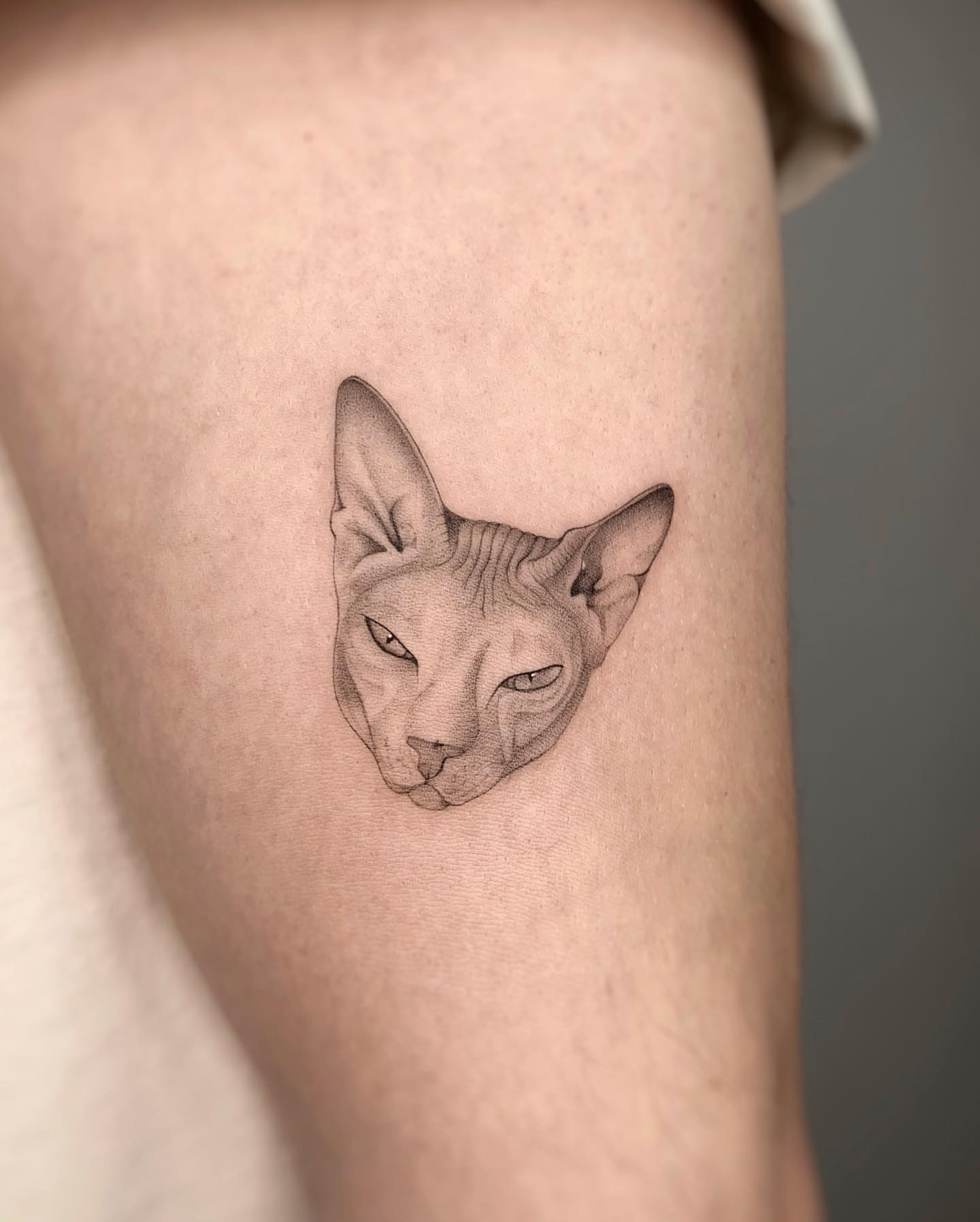 Tattoo by @devamariyaa โ black_and_grey