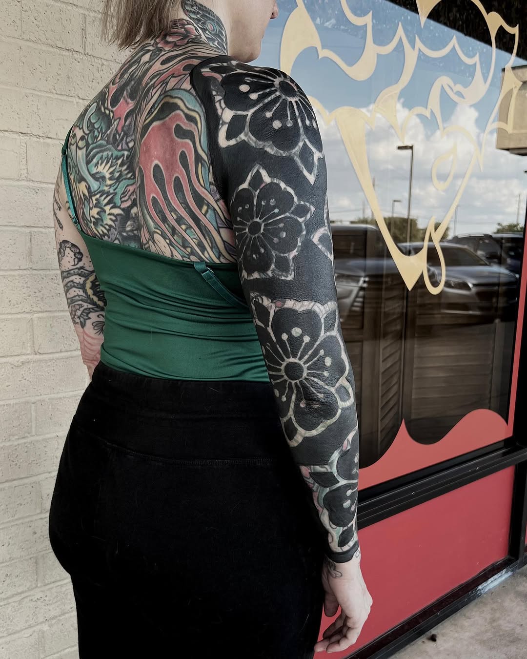 Tattoo by @joncrooktattoo — blackwork, japanese_irezumi