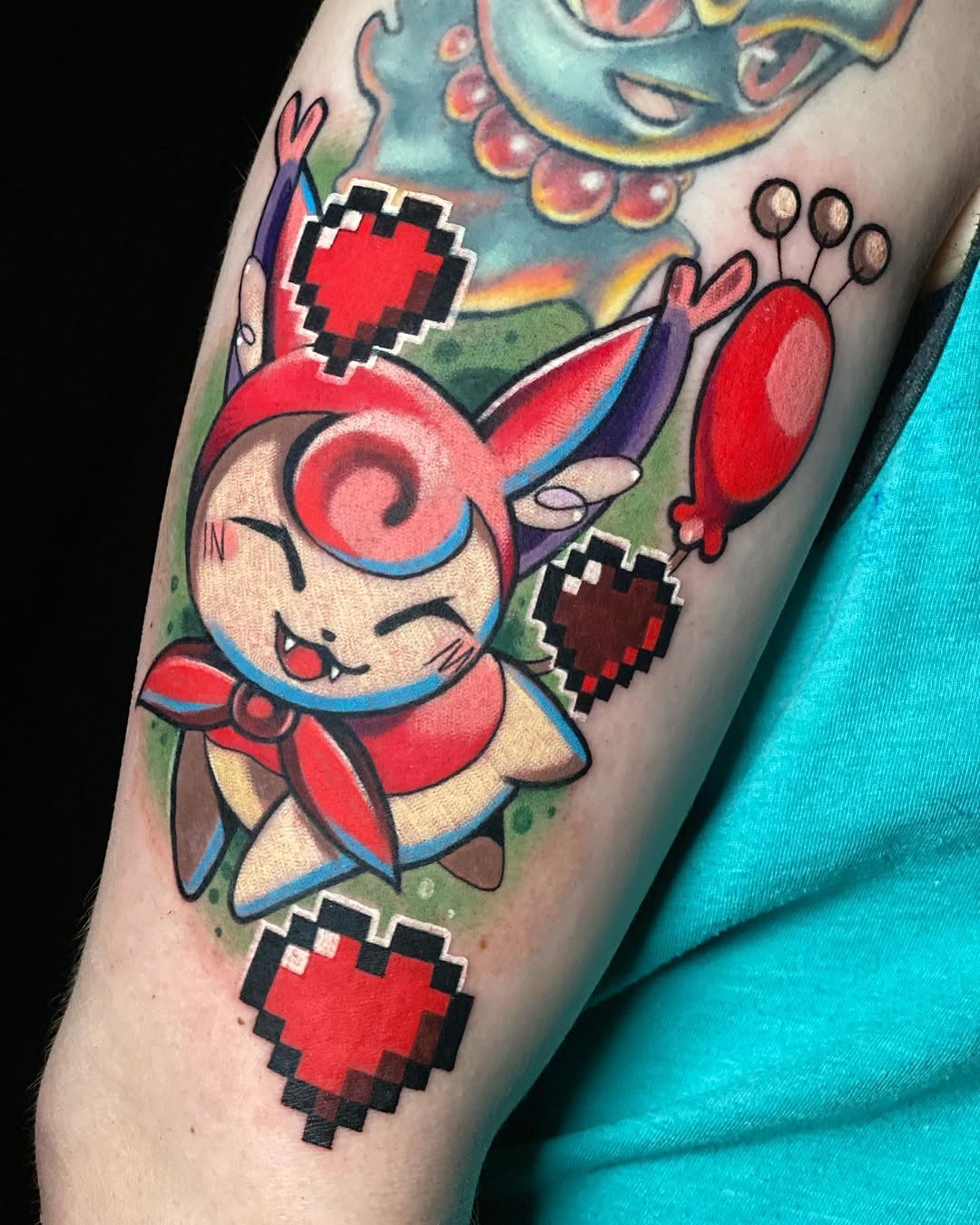 Tattoo by @ratgirltattoo — new_school, anime