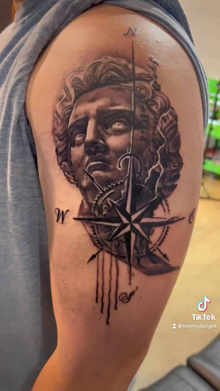 Tattoo by @timmy_vandroff — realism, black_and_grey