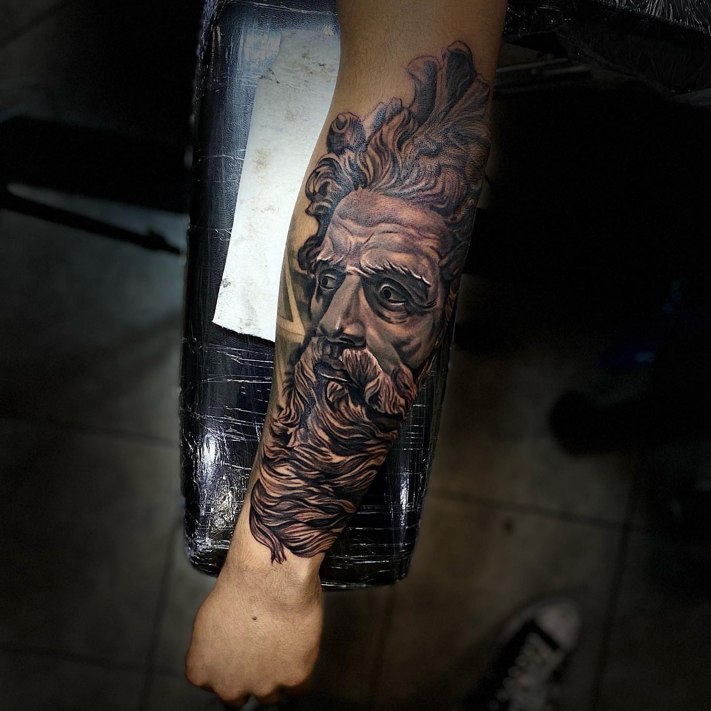 Tattoo by @inktherapy916 — realism