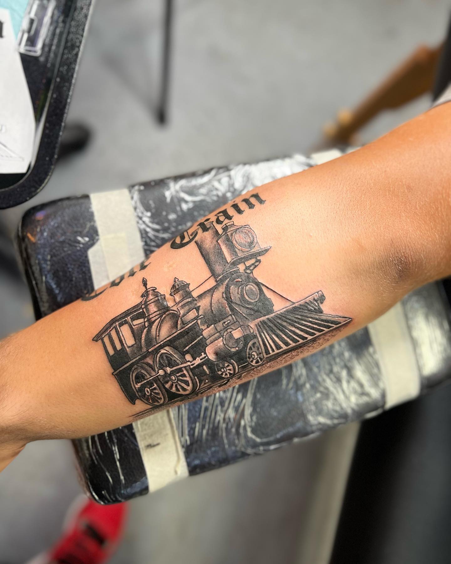 Tattoo by @alfontattoo_ink — black_and_grey