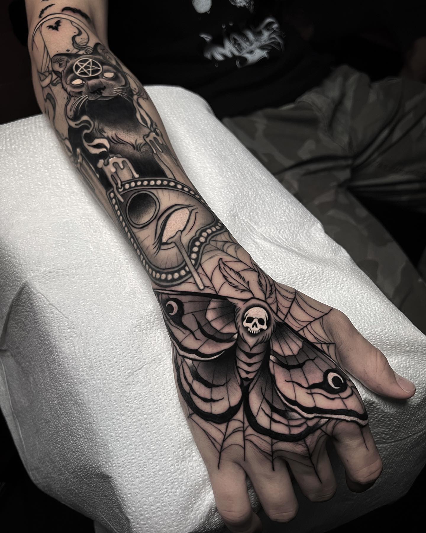 Tattoo by @yesitattoos — black_and_grey, realism