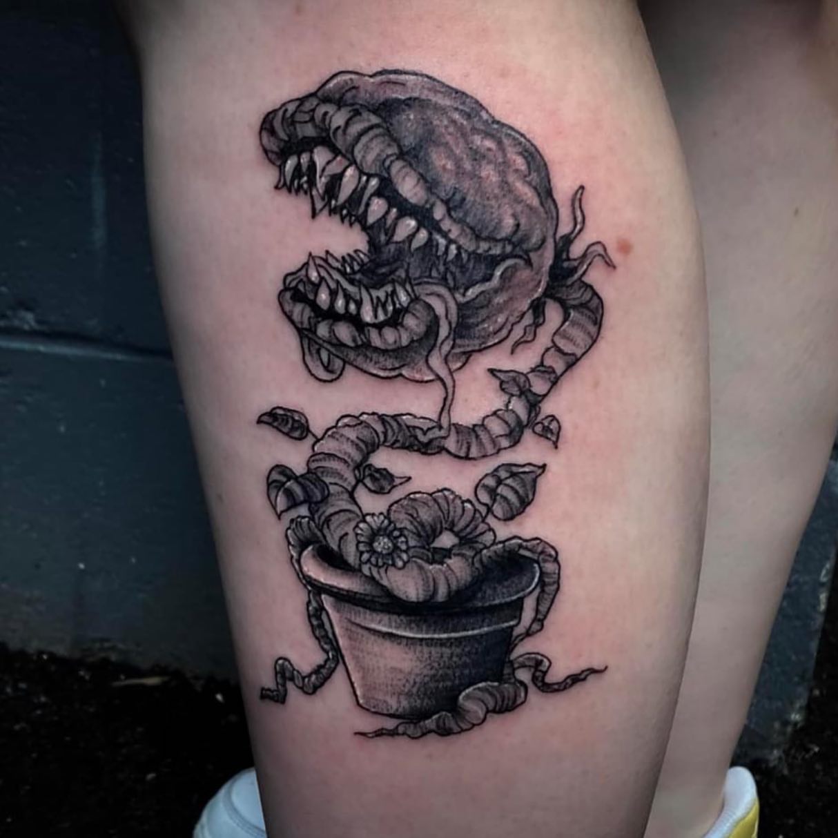 Tattoo by @lauren_tattoosart — black_and_grey, realism
